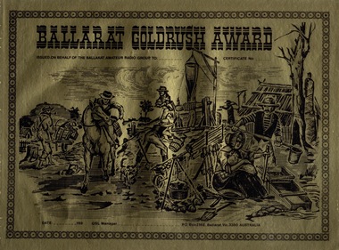 Certificate - Certificate - Award, ZILLES COLLECTION: Gold Certificate; Ballarat Goldfish Award, 1980s