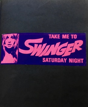 Swinger sticker