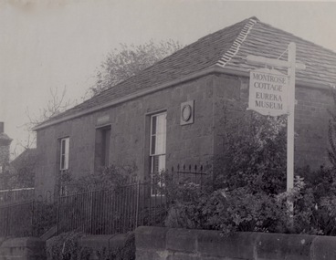 Photograph - Photograph - black and white, ZILLES: Photographs of Montrose Cottage and Eureka Museum