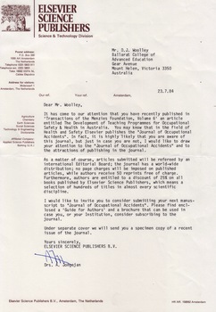 Typed letter