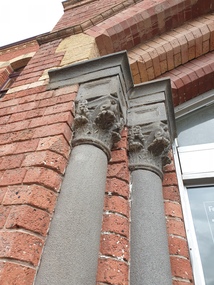Photograph - Colour Photographs, Clare Gervasoni, Columns at the Entrance of the Ballarat School of Mines Administration Building, 2020