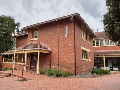 Double storey brick school builidng