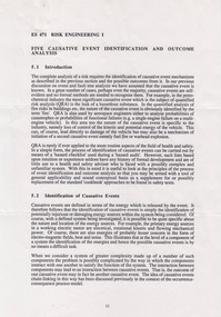 Document - Document - Information, VIOSH: Risk Engineering 1; Five Causative Event Identification and Outcome Analysis