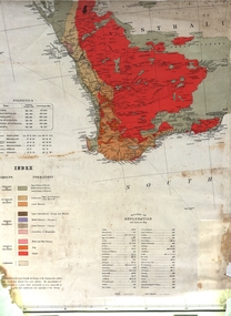 Map, Geological Map (Southern Western Australia), post 1880