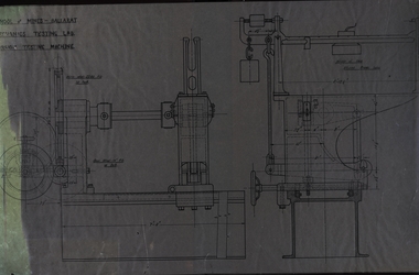 Plan, M.M. Phillips, Ballarat School of Mines Mechanics Testing Laboratory Torsion Testing Machine