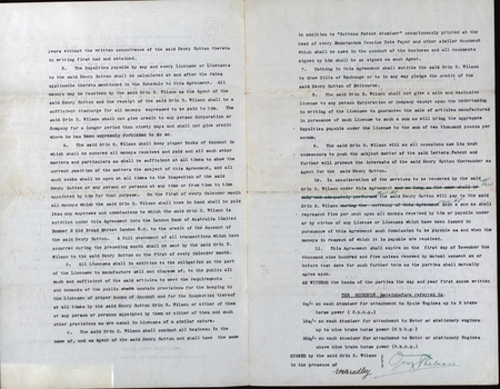 Page two and three of agreement including signatures 