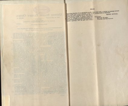Page four of USA Patent Document for Explosive Engine