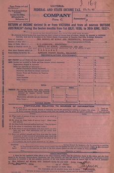 Pink paper form