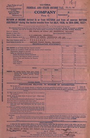 Pink paper form