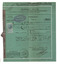 French receipt for payment of patent fees