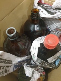 Equipment, Three large flasks