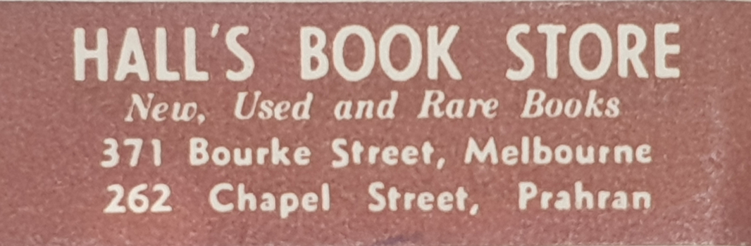 Bookseller's sticker