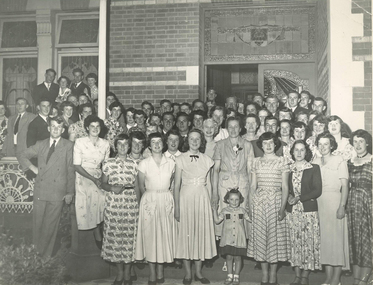 A group outside the home