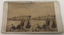 Double photograph of family on the beach