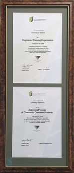 Framed certificates