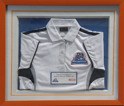 Framed University of Ballarat 'Blizzards' Sports Shirt