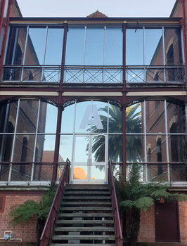 Rear of the Ballarat School of Mines Administation Building, 2020