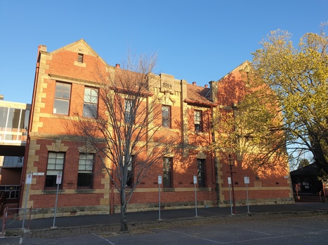 Double storey brick building