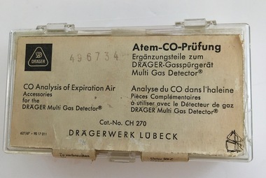 Equipment - Equipment - Monoxide Monitor, VIOSH: Carbon Monoxide Monitor - Dragerwerk Lubeck