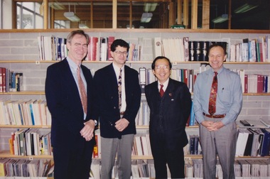 Photograph - Photograph - Colour, VIOSH: VIOSH Staff with representative from overseas, c1994
