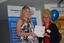 Mary Hollick and receipient of award