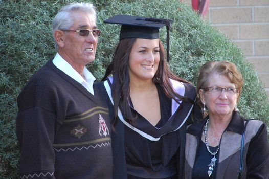 Graduate and guests