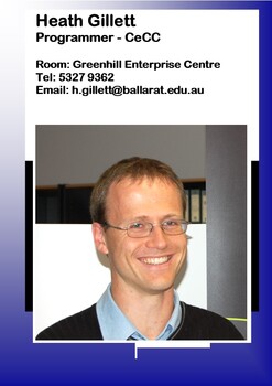 Heath Gillett - Programmer CeCC