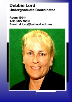 Debbie Lord -  Undergraduate Coordinator  