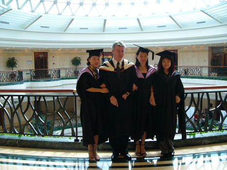 Graduates and Lecturer
