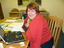 Staff member at computer 