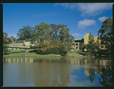 Moutn Helen Campus with Lake in Foreground