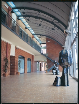 Sculptures, Brewery Building, School of Mines Campus