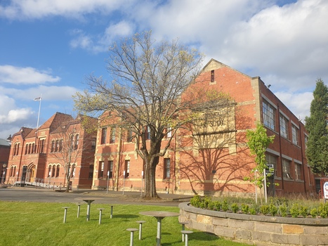 Doubke storey brick buildings