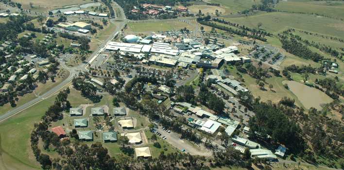 Aerial View of Gippsland Campus South View