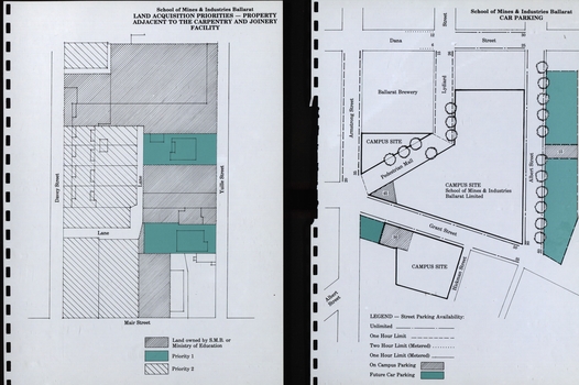 Documents relating to land aquisition for School of Mines and Industries Ballarat