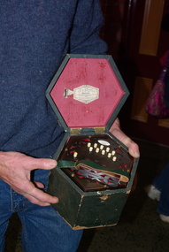 Photograph, Clare Gervasoni, Boxed Accordion by Richard H. Sutton, 2011