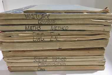Book - Book - Exercise, E J Barker: University of Melbourne Exercise Books for Diploma of Education, 1948
