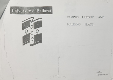 Plan, University of Ballarat Campus Layout and Building Plans September 1995