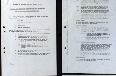 Document, Ballarat School of Mines and Ballarat Historical Park Association, 15/07/1982