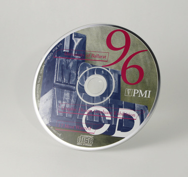 CD Rom printed four colour process on front, in clear plastic sleeve.