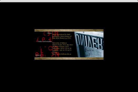 Screen capture of end credit sequence.