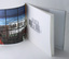 Perfect bound book, pages printed on satin coated in two colours (black and silver). 