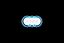 Three white circles with concentric rings have "converged" to house the word "convergence" in black, with small text "University of Ballarat" and "a third year production". Black background. 
