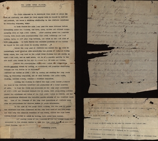 Document, Leigh River Mine Papers