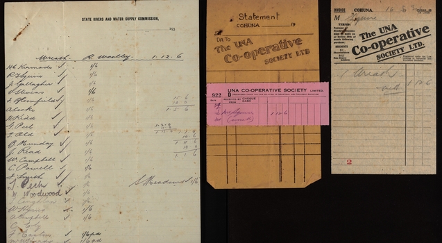 Record of who paid for Wreath and receipts 
