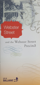Ephemera - Map, Webster Street Precinct, c2010