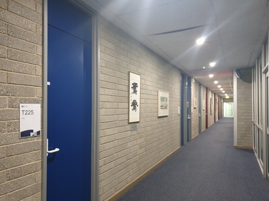 Photograph - Colour Photograph, Clare Gervasoni, Federation University Mount Helen T Building Corridor, 2020, 26/02/2020