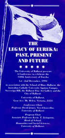 Ephemera, The Legacy of Eureka: Past, Presemt and Future, 1991