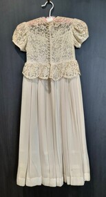 Clothing - Flower Girl Dress, Edith Alice Watson, Flowergirl Dress by dressmaker Alice Watson, 1952