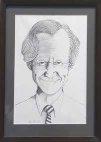 Drawing - Artwork - Drawing, Trevor Leonard, Zig Plavina Sketch by Trevor Leonard